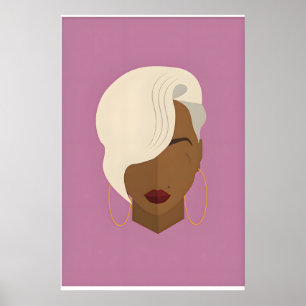 Poster Conception d'impression d'icône originale inspirée