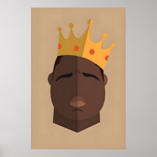 Poster Conception d'impression d'icône originale inspirée