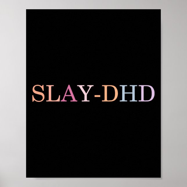 Poster Conception drôle Slay-dhd  (Devant)