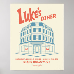 Poster Conception du diner de Luke Stars Hollow
