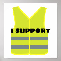 Conception du support du gilet jaune