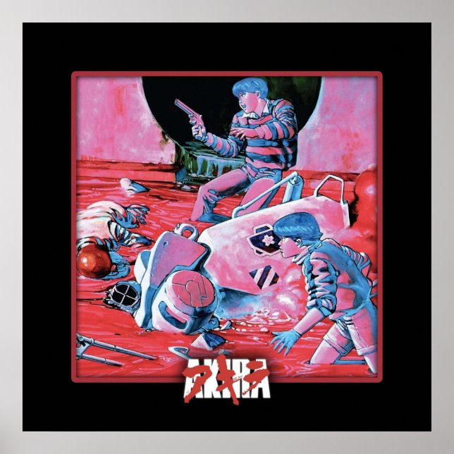 Poster Conception du volume 1 d'Akira (Devant)