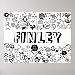 Poster Conception en ligne "FINLEY"