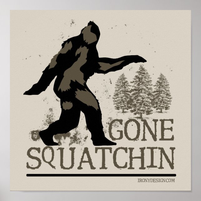 Poster Conception Fuite de Sasquatch (Devant)