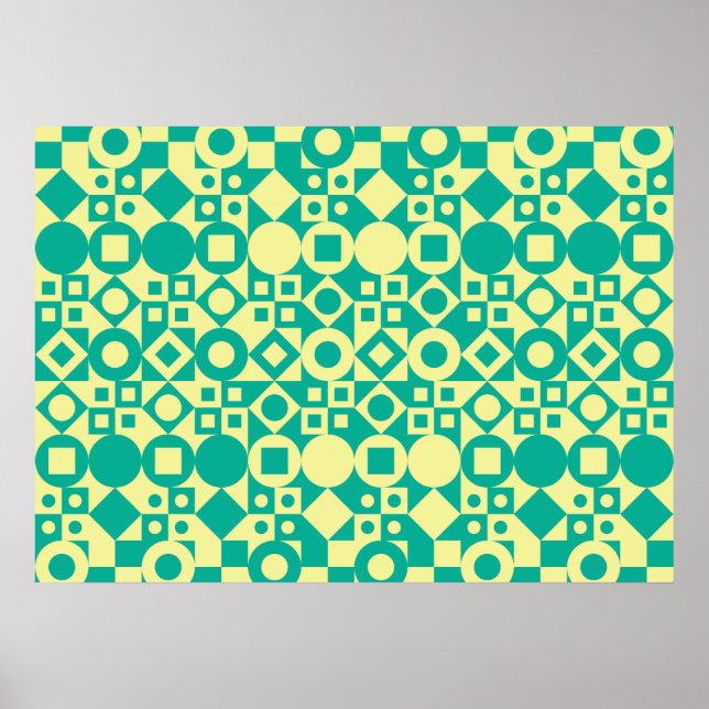 Poster Conception géométrique (Devant)