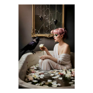 Poster Conception gothique romantique sombre