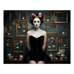 Poster Conception gothique romantique sombre