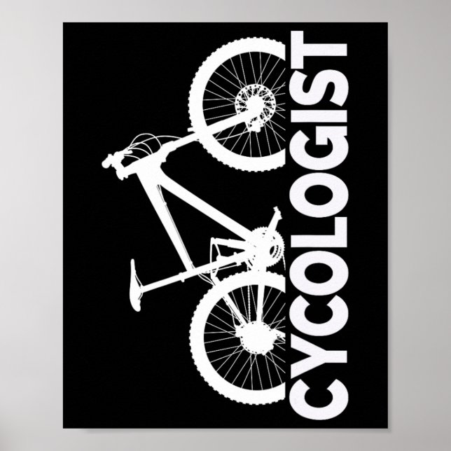Poster Conception Graphique Verticale de Cycologiste de V (Devant)
