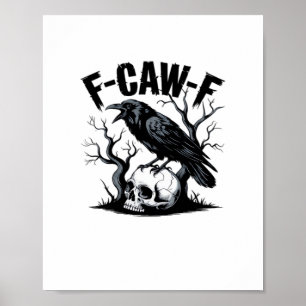 Poster Conception minimale essentielle propre F Caw F