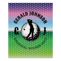 Conception minimaliste élégante de golf