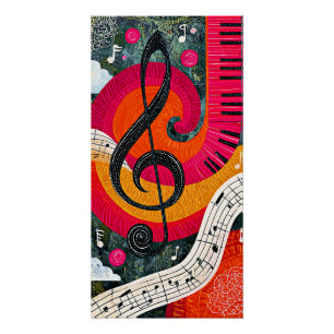 Poster Conception Musicale Abstraite