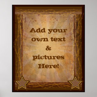 Poster conception occidentale