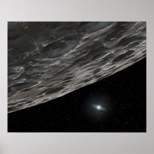 Poster Conception par l'artiste d'un objet Kuiper Belt