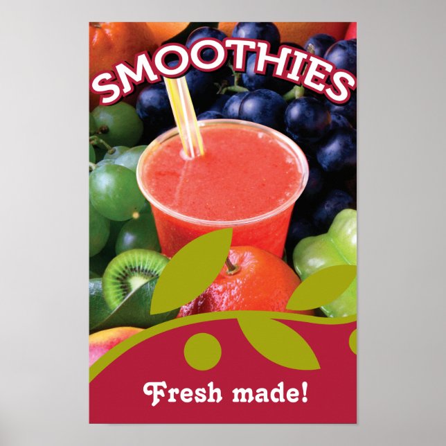 Poster Conception personnalisée de l'affiche Smoothie (Devant)