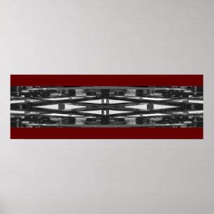 Poster Conception photo Abstraite ; 12x36"