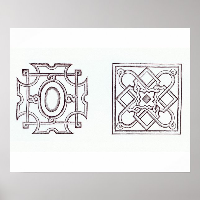 Poster Conception pour un jardin à noeud, de 'The Country (Devant)