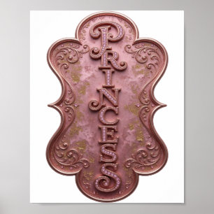 Poster Conception Rose PRINCESSE
