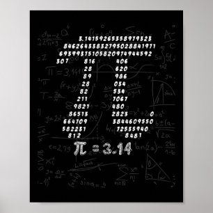 Poster Conception Symbole Pi Funny Pour Mars 14th Pi Day