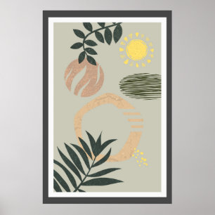 Poster Conception tendance abstraite