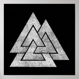 Poster Conception viking Valknut