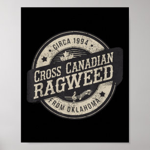 Poster Concert pancanadien Ragweed 2025 Hommes rétro Femm