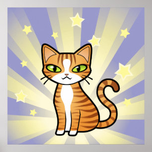 Poster Concevez votre propre chat de dessin