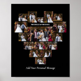 Poster Concevez Votre Propre Collage De Photos En Forme D
