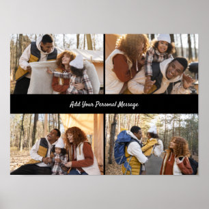 Poster Concevez votre propre collection de 4 photos