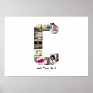 Poster Concevez votre propre lettre C Photo Collage