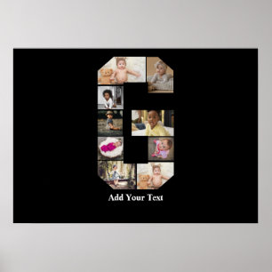 Poster Concevez votre propre lettre G photo Collage