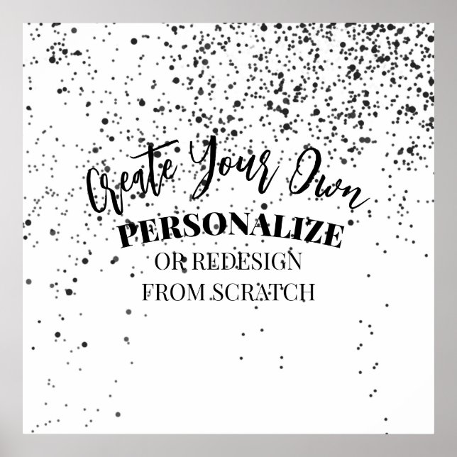 Poster Concevez votre propre personnalisation (Devant)