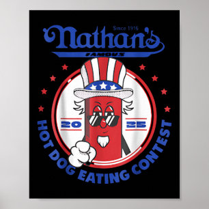 Poster Concours 2025 drôle de Nathans Famous 2025 de mang