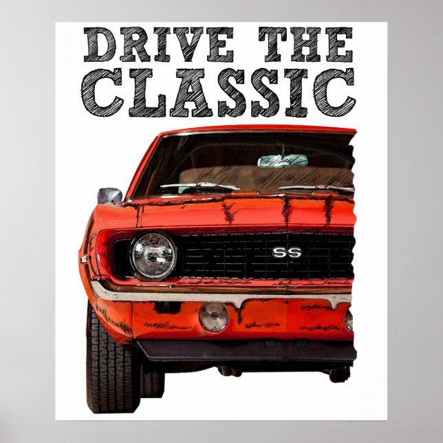 Poster conduire la classique (Devant)