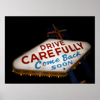 Poster Conduire prudemment