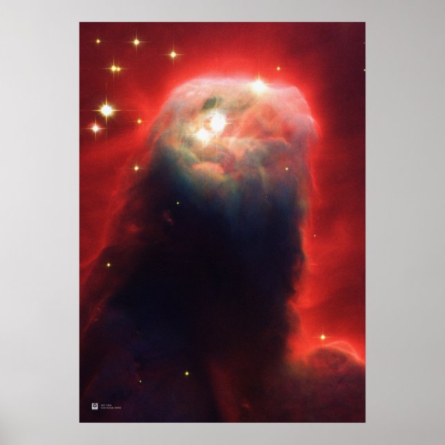Poster Cone Nebula, NGC 2264 - Télescope spatial Hubble d (Devant)