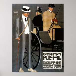 Poster Confection Kehl Gentlemen Vêtements