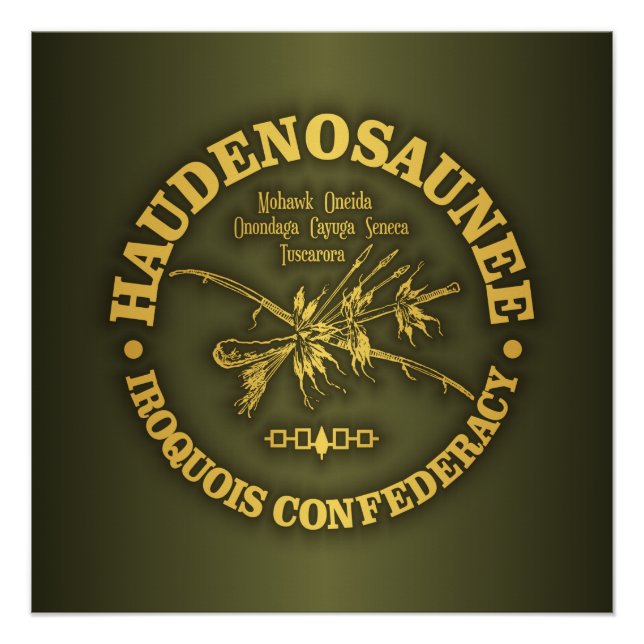 Poster Confédération iroquoise (Haudenosaunee) (Devant)