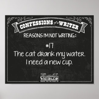 Poster Confessions d'un écrivain : Raison #17