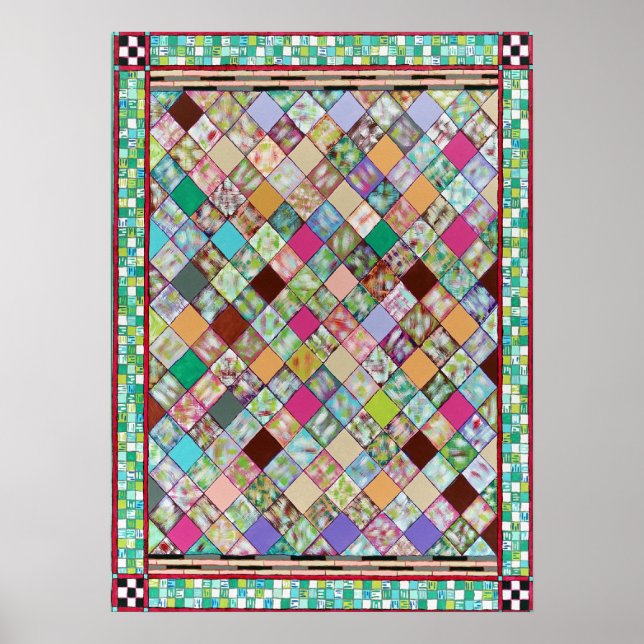 Poster "Confetti Quilt" (Devant)