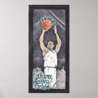 Poster Confiance, Bénédictions De Rêves !