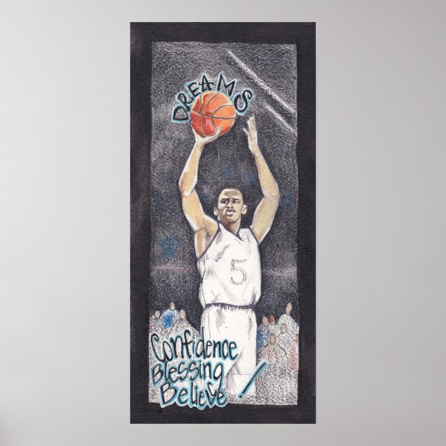 Poster Confiance, Bénédictions De Rêves ! (Devant)