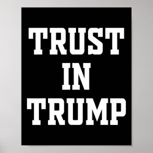 Poster Confiance en Trump