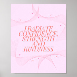 Poster Confiance, gentillesse, Spiritualité, Inspiration