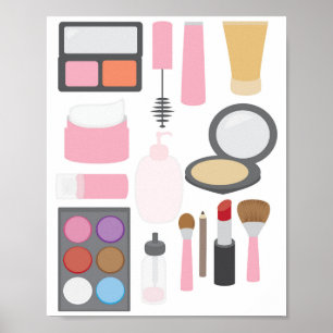 Poster Configuration de maquillage