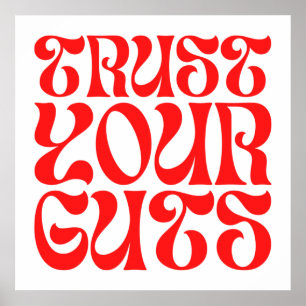 Poster Configurez vos guets - Police Wavy Super