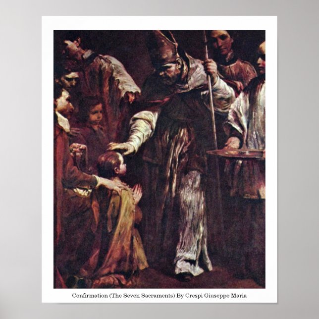 Poster Confirmation (Les Sept Sacrements) (Devant)