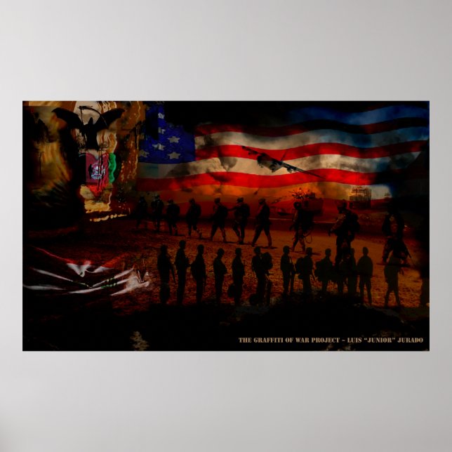Poster Conflict Art - Conçu par Luis Jurado, Jr (Devant)