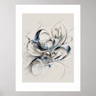 Poster Confluence Silencieuse de Lignes