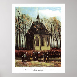 Poster Congrégation quitter l'église réformée à Nuenen