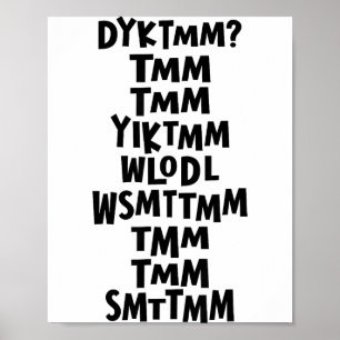 Poster Connaissez-Vous l'Homme aux Muffins Dyktmm Nostalg